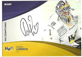 2011-12 SHL s.1 Signatures #09 Daniel Larsson HV71