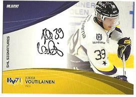 2011-12 SHL s.1 Signatures #10 Jukka Voutilainen HV71