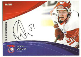 2011-12 SHL s.1 Signatures #19 Anton Lander Timrå