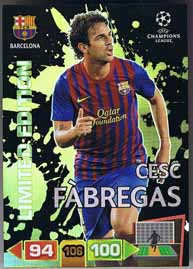 Limited Edition, 2011-12 Adrenalyn Champions League, Cesc Fabregas