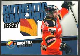 2011-12 SHL Jersey s.1 #3 Kristofer Ottosson Djurgårdens IF (Gul/ Röd/ Blå)