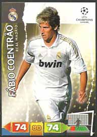 Grundkort Real Madrid, 2011-12 Adrenalyn Champions League, Fabio Coentrao