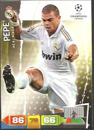 Grundkort Real Madrid, 2011-12 Adrenalyn Champions League, Pepe