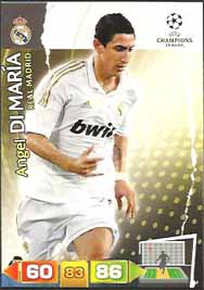 Grundkort Real Madrid, 2011-12 Adrenalyn Champions League, Angel Di Maria