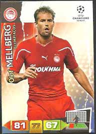 Grundkort Olympiacos, 2011-12 Adrenalyn Champions League, Olof Mellberg 