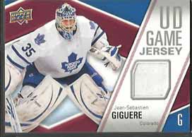 Jean Sebastian Giguere 2011-12 Upper Deck Game Jersey #GJ-JG