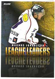 2011-12 SHL s.2 League Leaders #07 Magnus Johansson Linköping