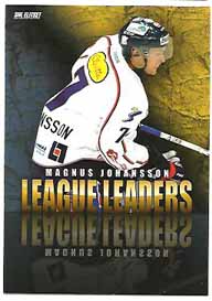 2011-12 SHL s.2 League Leaders #07 Magnus Johansson Linköping