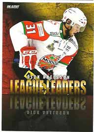 2011-12 SHL s.2 League Leaders #09 Dick Axelsson MODO