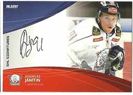 2011-12 SHL s.2 Signatures #12 Andreas Jamtin Linköping