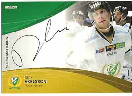 2011-12 SHL s.2 Signatures #15 Dick Axelsson (FBK jersey) MODO Hockey SP 140ex