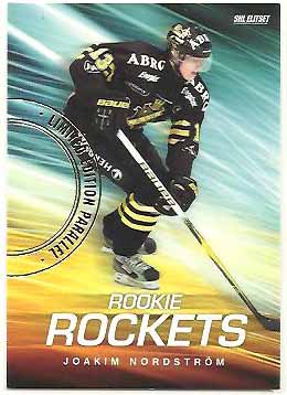 2011-12 SHL s.2 Rookie Rockets Parallel #01 Joakim Nordstrom AIK
