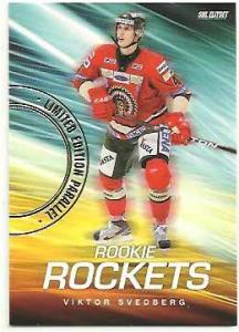 2011-12 SHL s.2 Rookie Rockets Parallel #03 Viktor Svedberg Frölunda