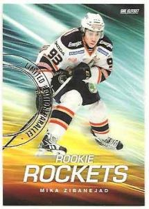 2011-12 SHL s.2 Rookie Rockets Parallel #10 Mika Zibanejad Djurgården