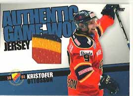 2011-12 SHL Jersey s.1 #3 Kristofer Ottosson Djurgårdens IF (Gul/ Röd/ Blå)