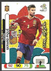 Star Player, 2012 Adrenalyn EM/ Euro 2012, Gerard Pique