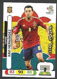 Star Player, 2012 Adrenalyn EM/ Euro 2012, Xavi Hernandez