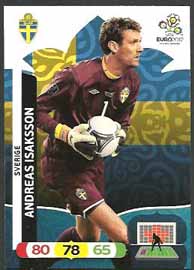 Grundkort Sverige, 2012 Adrenalyn EM/ Euro 2012, Andreas Isaksson