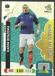 Limited Edition, 2012 Adrenalyn EM/ Euro 2012, Karim Benzema