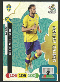 Limited Edition, 2012 Adrenalyn EM/ Euro 2012, Olof Mellberg