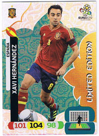 Limited Edition, 2012 Adrenalyn EM/ Euro 2012, Xavi Hernandez