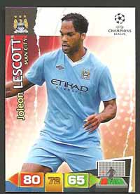 Grundkort Manchester City, 2011-12 Adrenalyn Champions League, Joleon Lescott