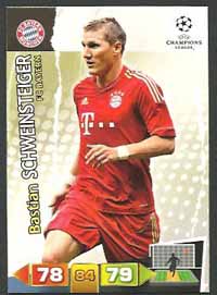 Grundkort Bayern München, 2011-12 Adrenalyn Champions League, Bastian Schweinsteiger