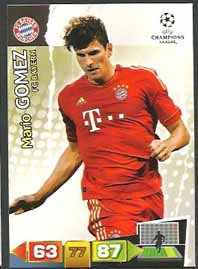 Grundkort Bayern München, 2011-12 Adrenalyn Champions League, Mario Gomez