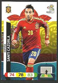 Grundkort Spanien, 2012 Adrenalyn EM/ Euro 2012, Santi Cazorla 