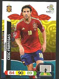 Grundkort Spanien, 2012 Adrenalyn EM/ Euro 2012, Cesc Fàbregas