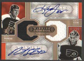 Keith Primeau/ Robert Esche 2005-06 SPx Winning Combos Autographs #AWCPE