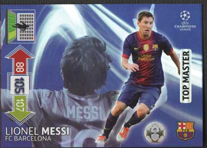 Top Master, 2012-13 Adrenalyn Champions League, Lionel Messi