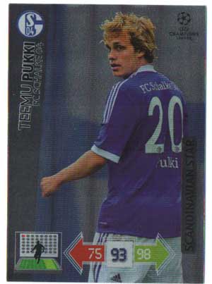 Scandinavian Star, 2012-13 Adrenalyn Champions League, Teemu Pukki