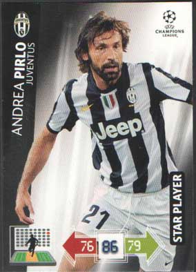 Star Player, 2012-13 Adrenalyn Champions League, Andrea Pirlo