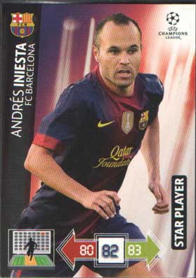 Star Player, 2012-13 Adrenalyn Champions League, Andrés Iniesta / Andres Iniesta