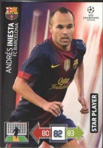 Star Player, 2012-13 Adrenalyn Champions League, Andrés Iniesta / Andres Iniesta