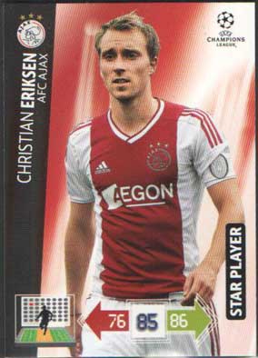 Star Player, 2012-13 Adrenalyn Champions League, Christian Eriksen