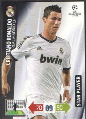Star Player, 2012-13 Adrenalyn Champions League, Cristiano Ronaldo