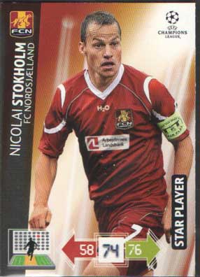Star Player, 2012-13 Adrenalyn Champions League, Nicolai Stokholm