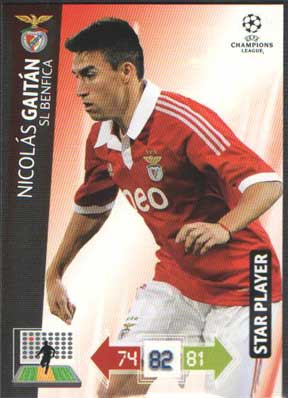 Star Player, 2012-13 Adrenalyn Champions League, Nicolás Gaitán / Nicolas Gaitan