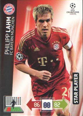 Star Player, 2012-13 Adrenalyn Champions League, Philipp Lahm