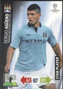 Star Player, 2012-13 Adrenalyn Champions League, Sergio Agüero / Sergio Aguero