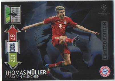 Limited Edition, 2012-13 Adrenalyn Champions League, Thomas Müller / Thomas Muller