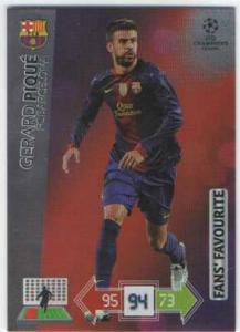 Fans Favourite, 2012-13 Adrenalyn Champions League, Gerard Piqué / Gerard Pique