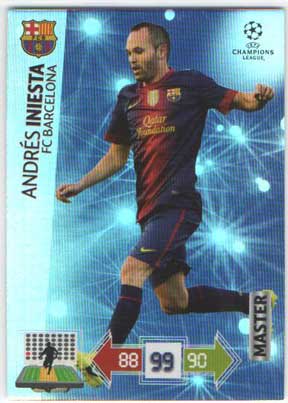 Master, 2012-13 Adrenalyn Champions League, Andrés Iniesta / Andrés Iniesta 
