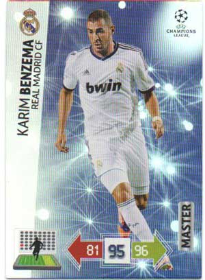 Master, 2012-13 Adrenalyn Champions League, Karim Benzema