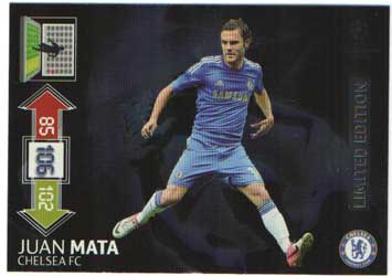 Limited Edition, 2012-13 Adrenalyn Champions League, Juan Mata, 10pcs