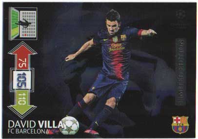 Limited Edition, 2012-13 Adrenalyn Champions League, David Villa