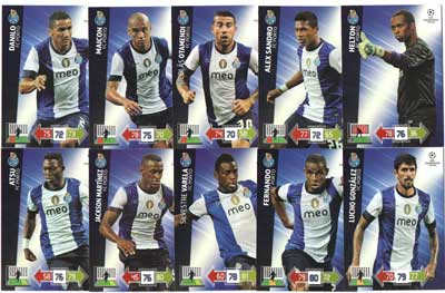 Base cards FC PORTO, 2012-13 Adrenalyn Champions League, Pick from list