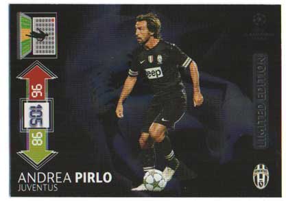 Limited Edition, 2012-13 Adrenalyn Champions League, Andrea Pirlo
